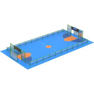 Pista Metálica galvanizada 10×20 m.